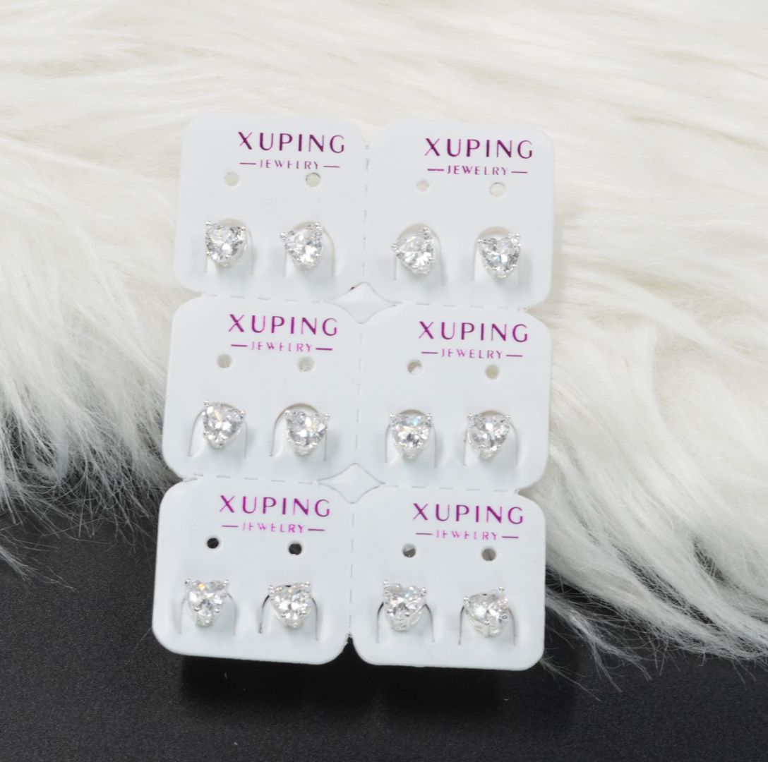 TOPO CORAZON BLANCO TIPO DIAMANT PLAT#5